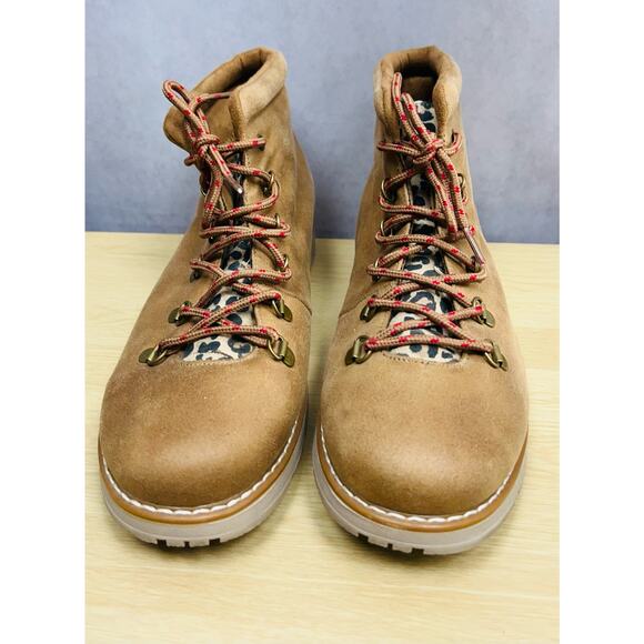 Skechers "BOBS" Alpine MT. Gato Womens Ankle Boots Size 10 34324/Leopard - Picture 2 of 7